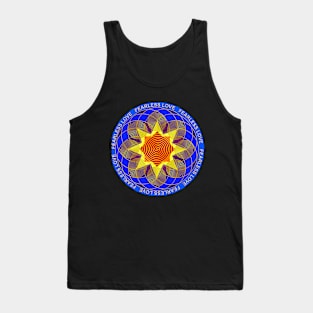 Fearless Love Energiser-Blue Tank Top